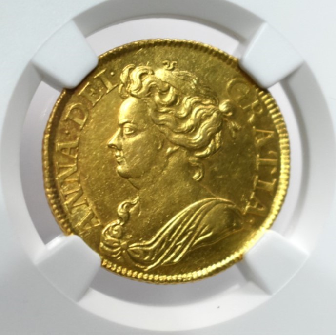 【Sold】1712/02年 アン女王 ギニー金貨 MS62 NGC | ソブリン 