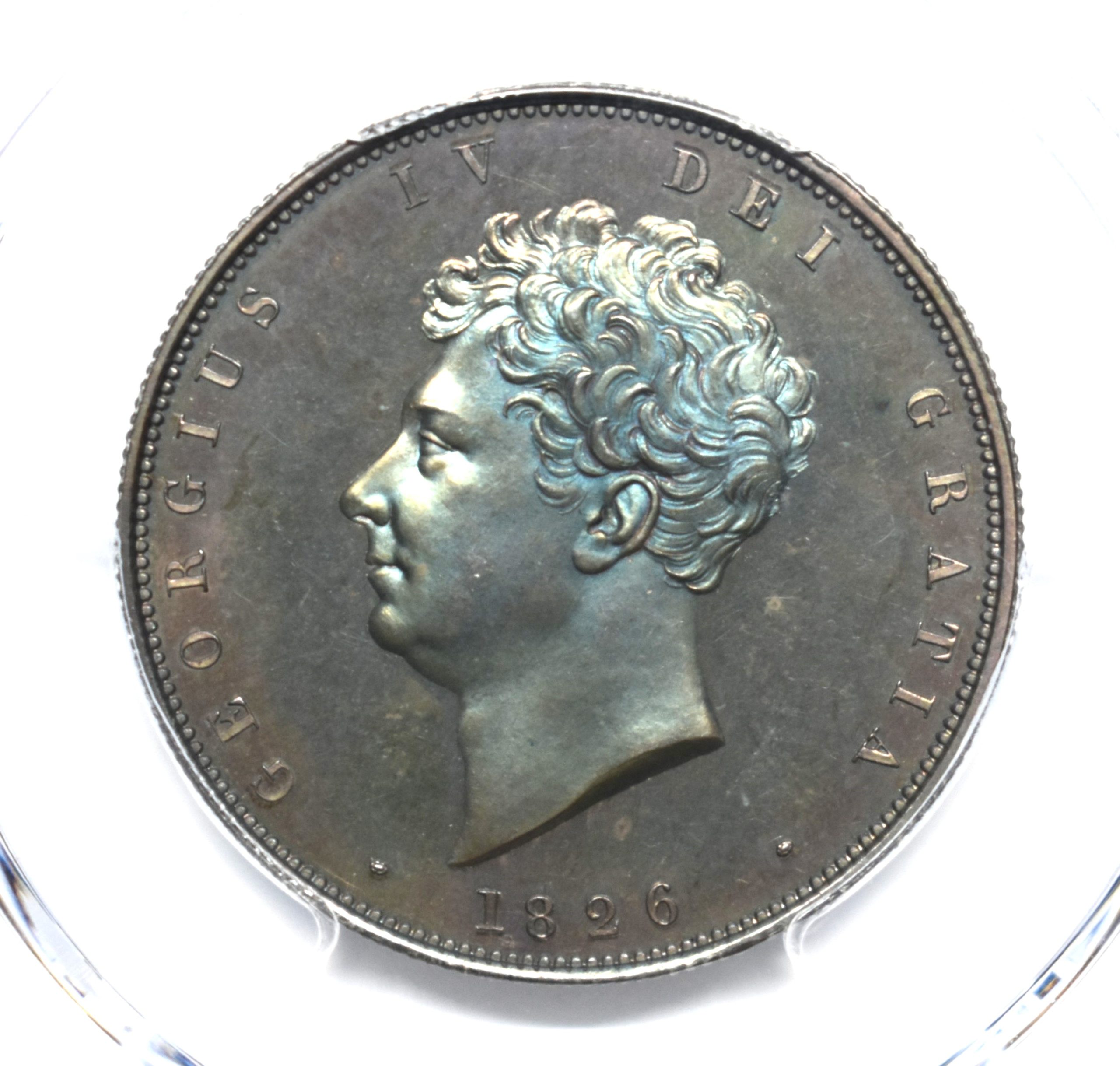 Sold】1826年 ジョージ4世 ハーフクラウン PR64CAM PCGS | ソブリンパートナーズ